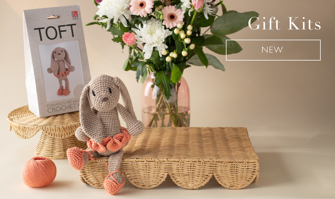 Gift kits toft crochet bunny ballerina box